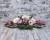 cream-and-pink-floral-grave-composition-oblong długi stroik na cmentarz rozowy