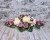 cream-and-pink-floral-grave-composition-oblong długi stroik na cmentarz rozowy