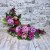 komplet nagrobny malinowy swit wiazanka na cmentarz zlota donica bukiet do wazonu czarny wklad malinowe mieczyki  chryzantemy kompozycja na pomnik grobowiec stroik na cmentarz kwiaty na cmentarz nowoczesne stroiki ze sztucznych kwiatów