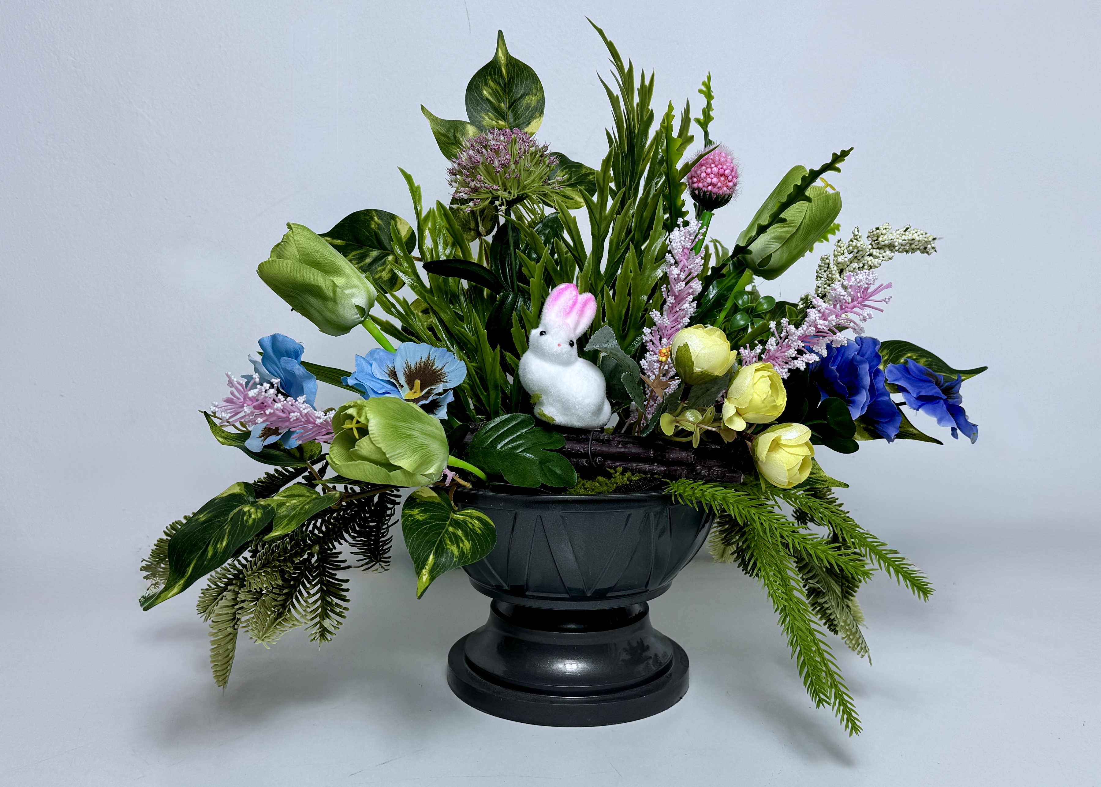 Nowoczesne stroiki wielkanocne na cmentarz